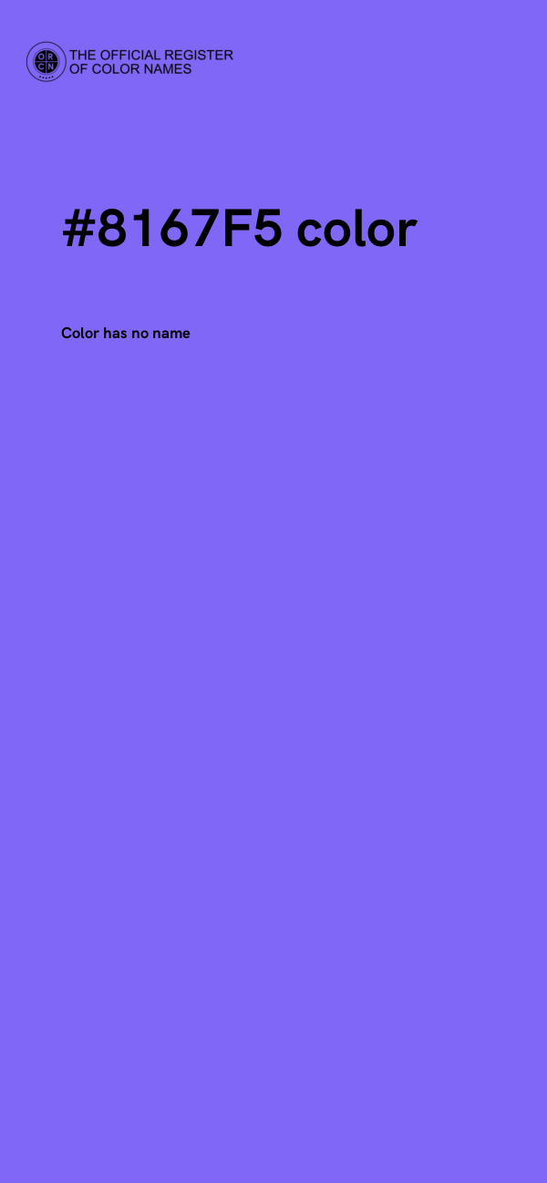 #8167F5 color image