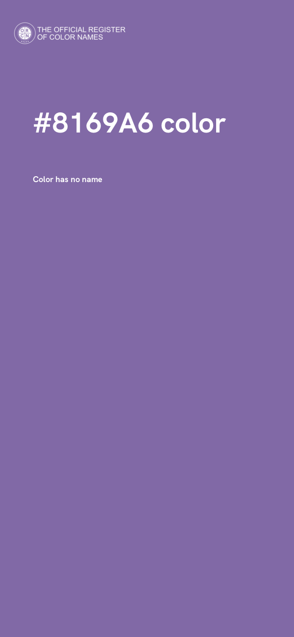 #8169A6 color image