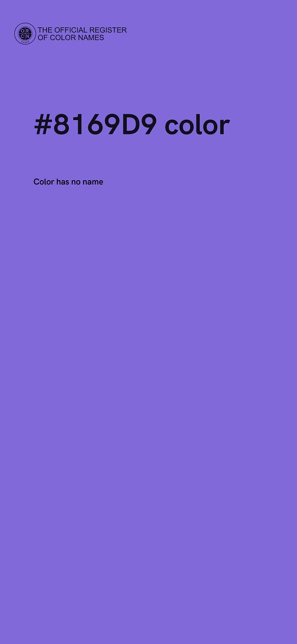 #8169D9 color image