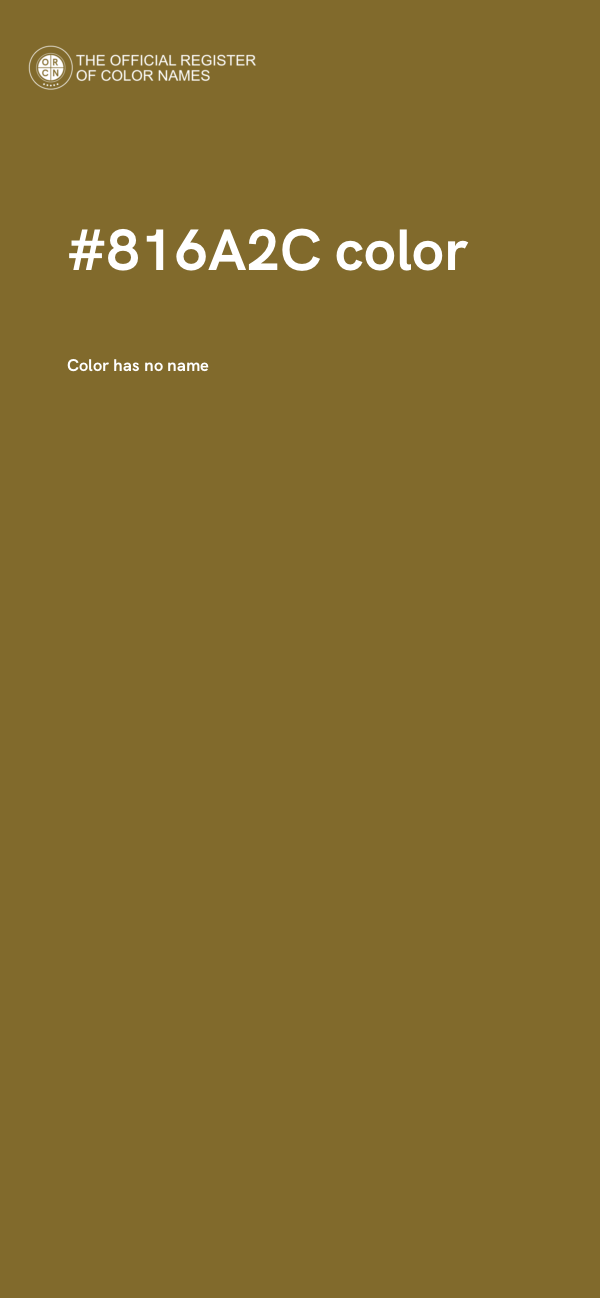 #816A2C color image