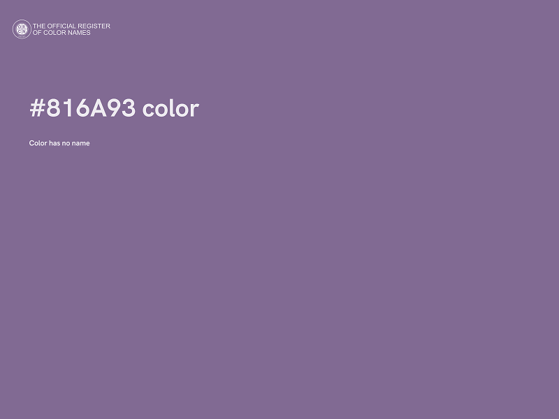 #816A93 color image