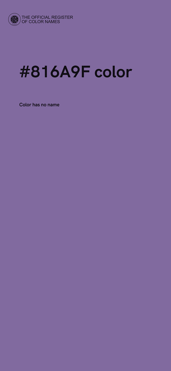 #816A9F color image