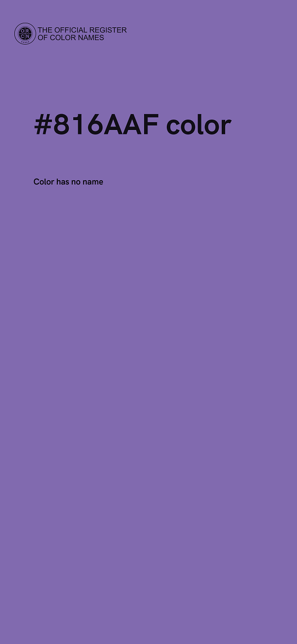 #816AAF color image