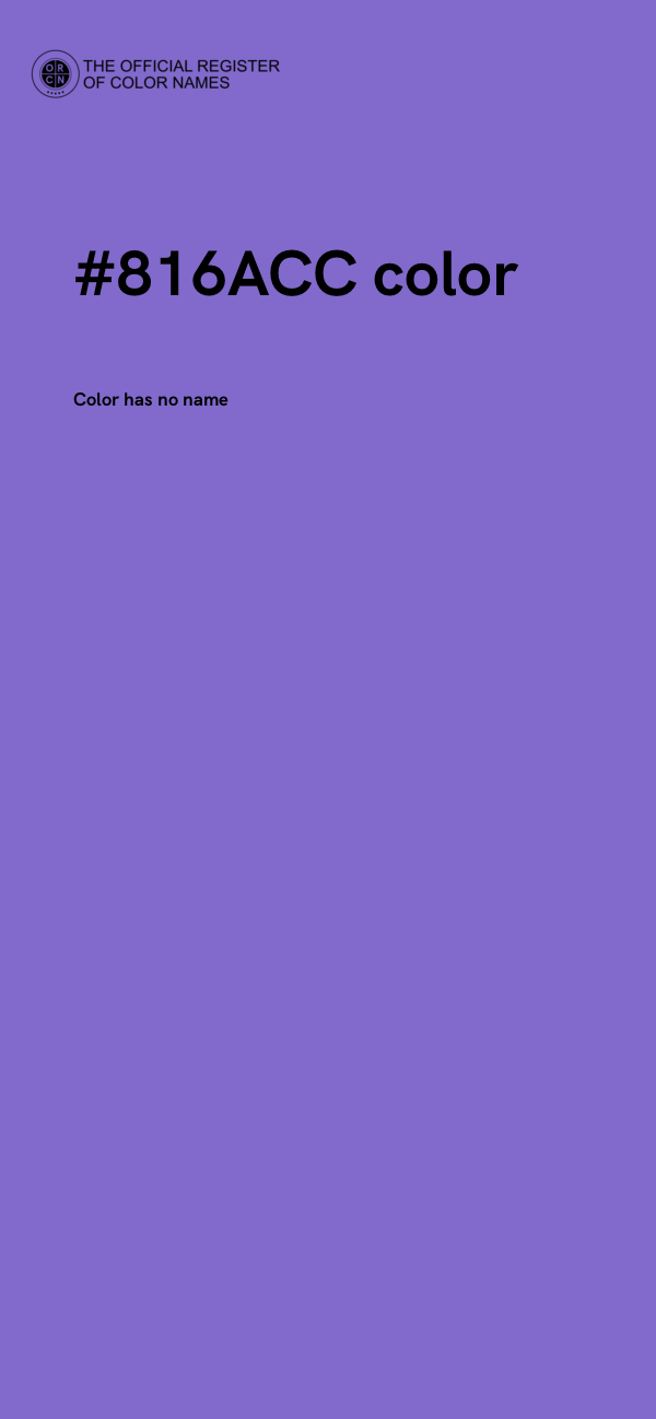 #816ACC color image