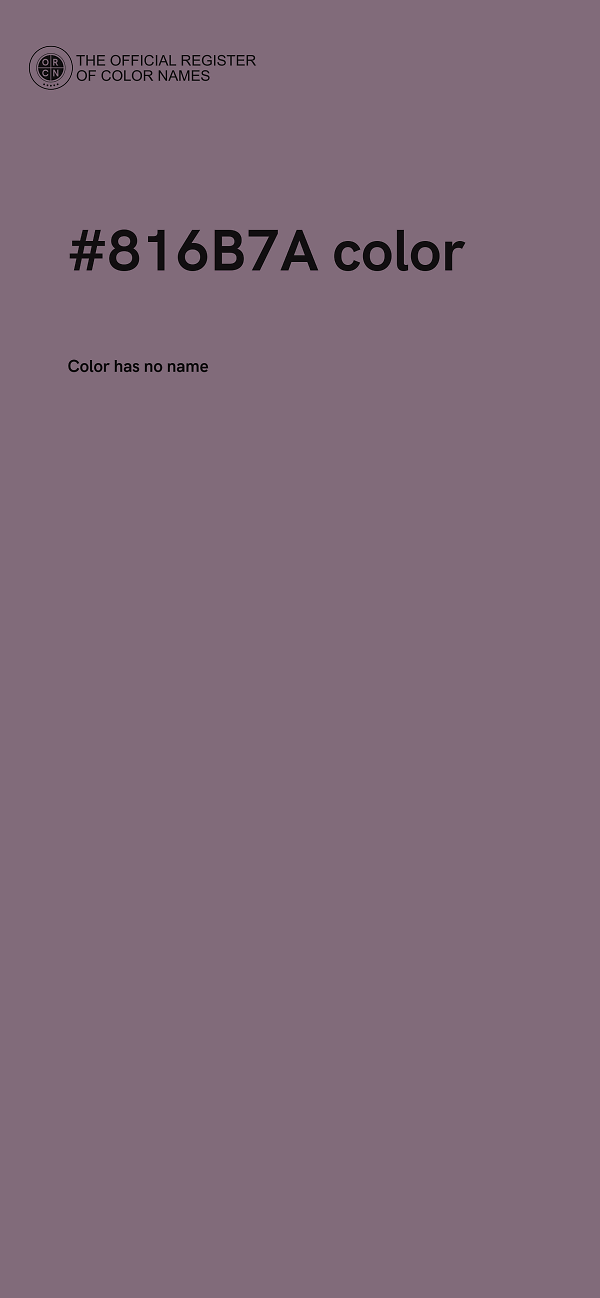 #816B7A color image