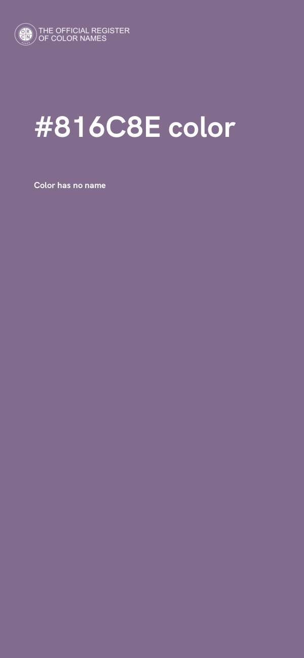 #816C8E color image