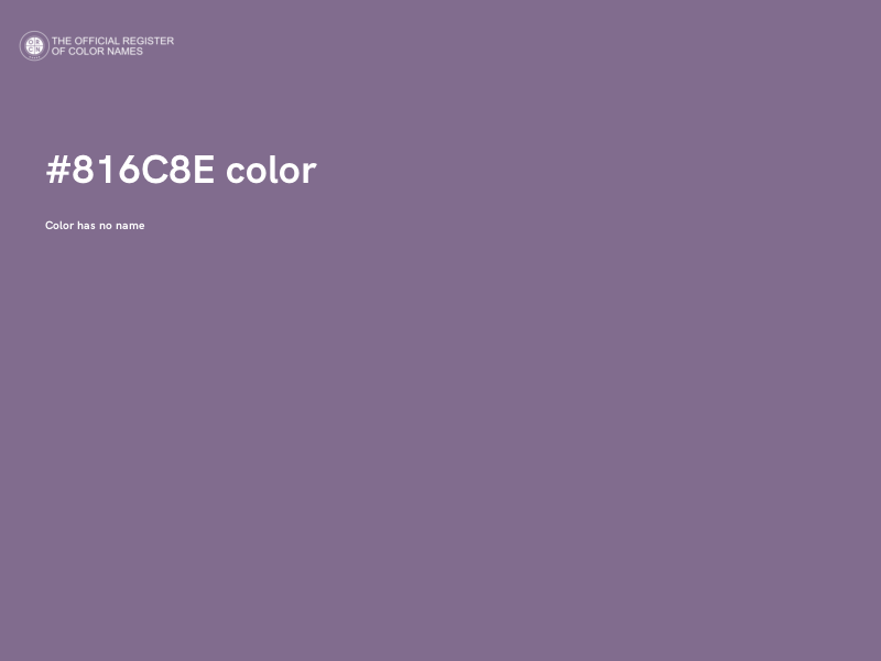 #816C8E color image