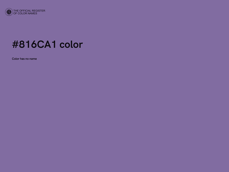 #816CA1 color image