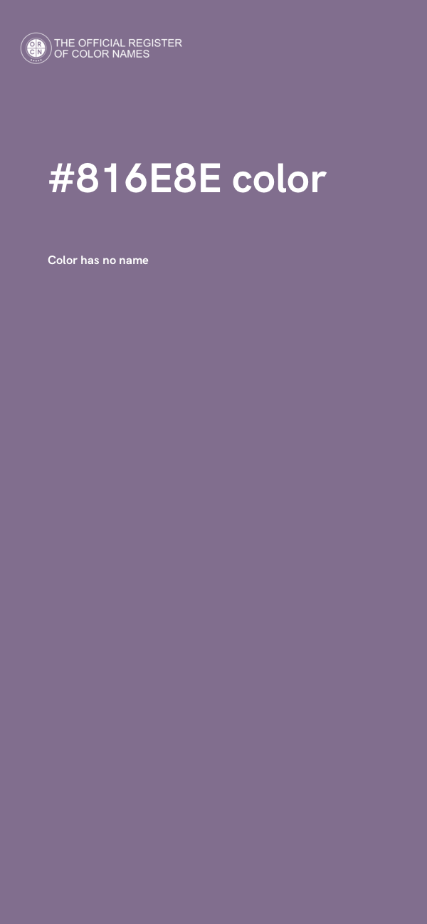 #816E8E color image