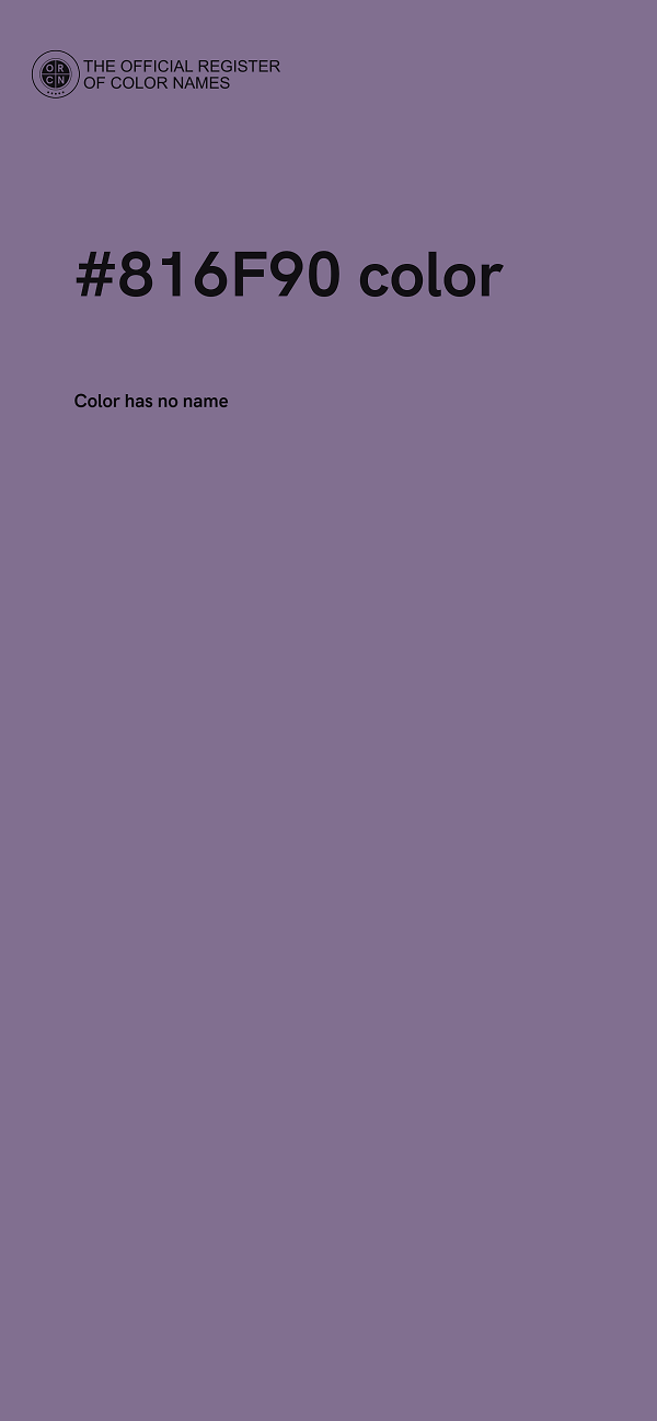 #816F90 color image
