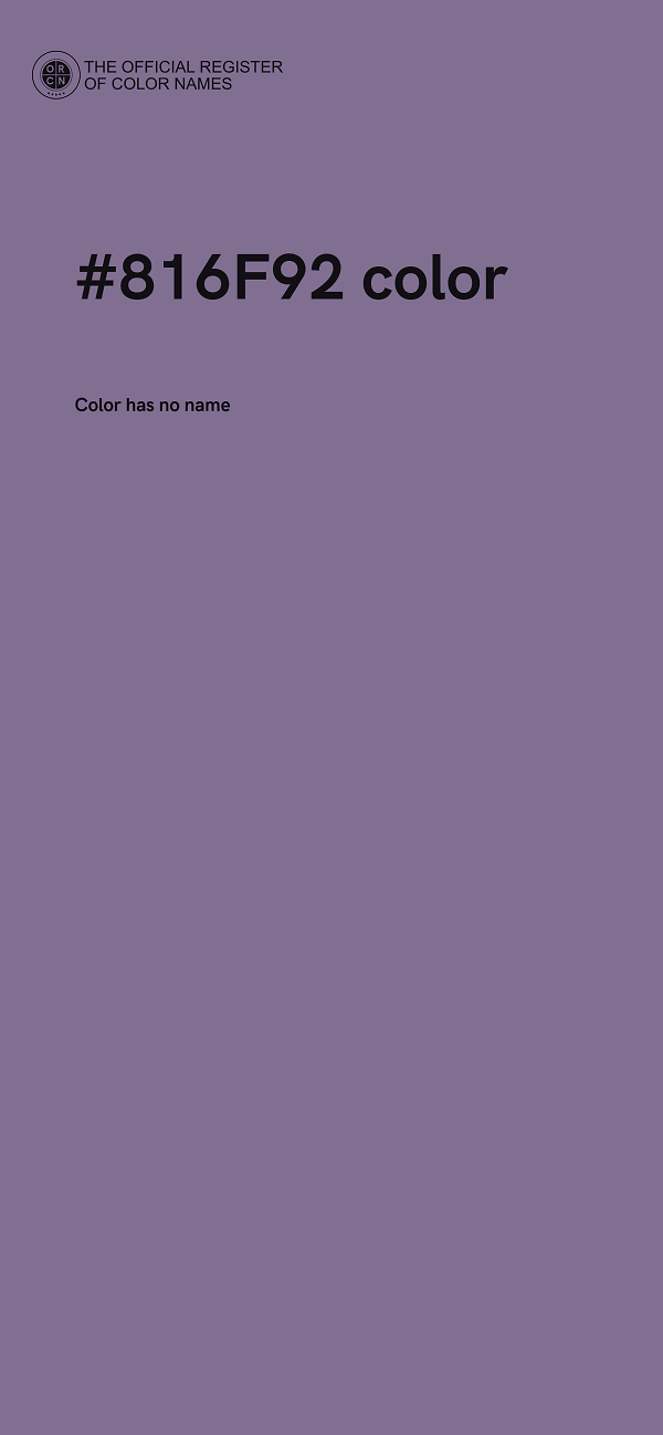 #816F92 color image