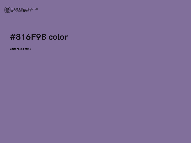 #816F9B color image