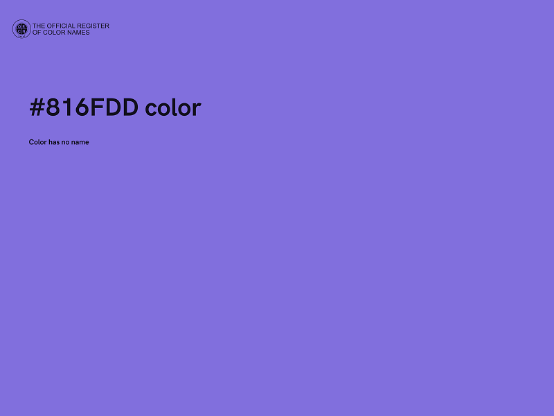 #816FDD color image