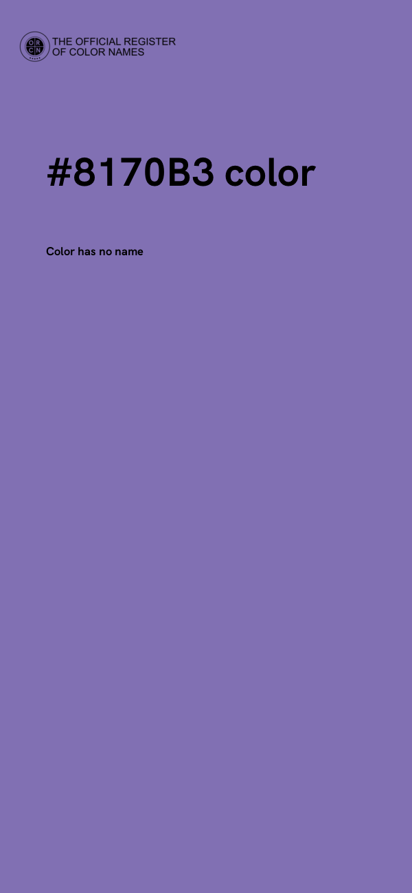 #8170B3 color image