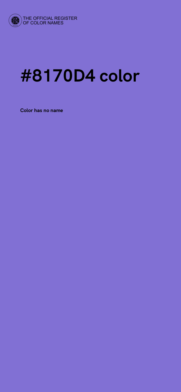 #8170D4 color image