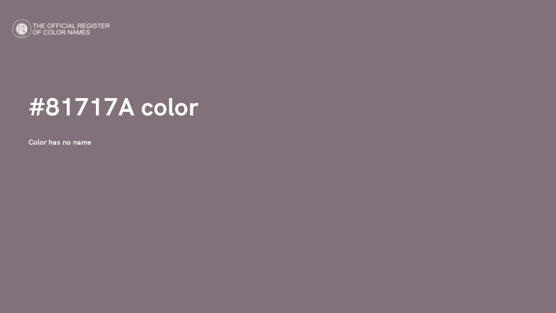 #81717A color image