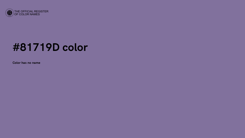 #81719D color image