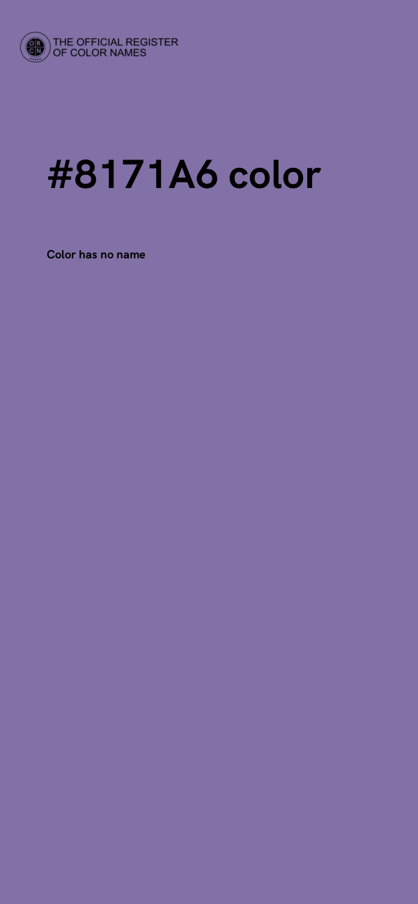 #8171A6 color image
