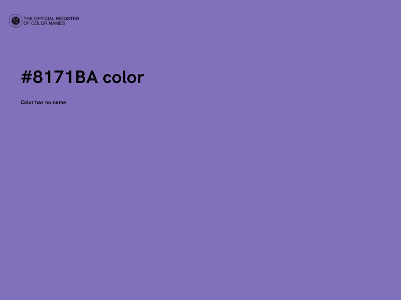 #8171BA color image