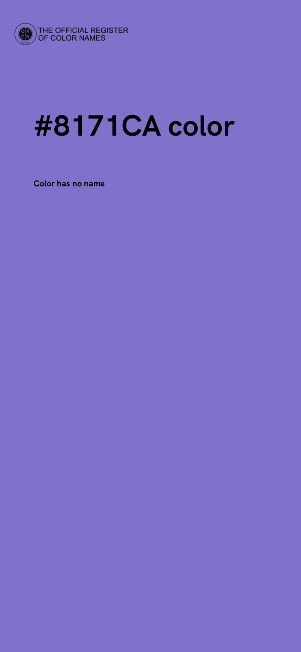 #8171CA color image