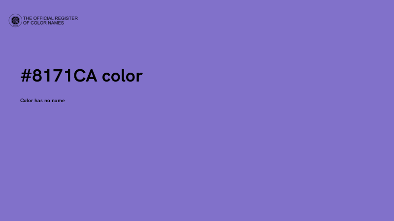 #8171CA color image
