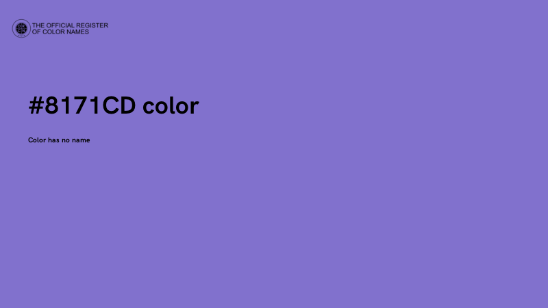 #8171CD color image