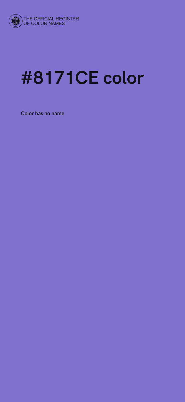 #8171CE color image