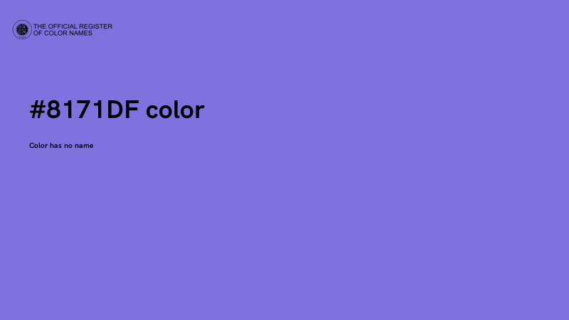#8171DF color image
