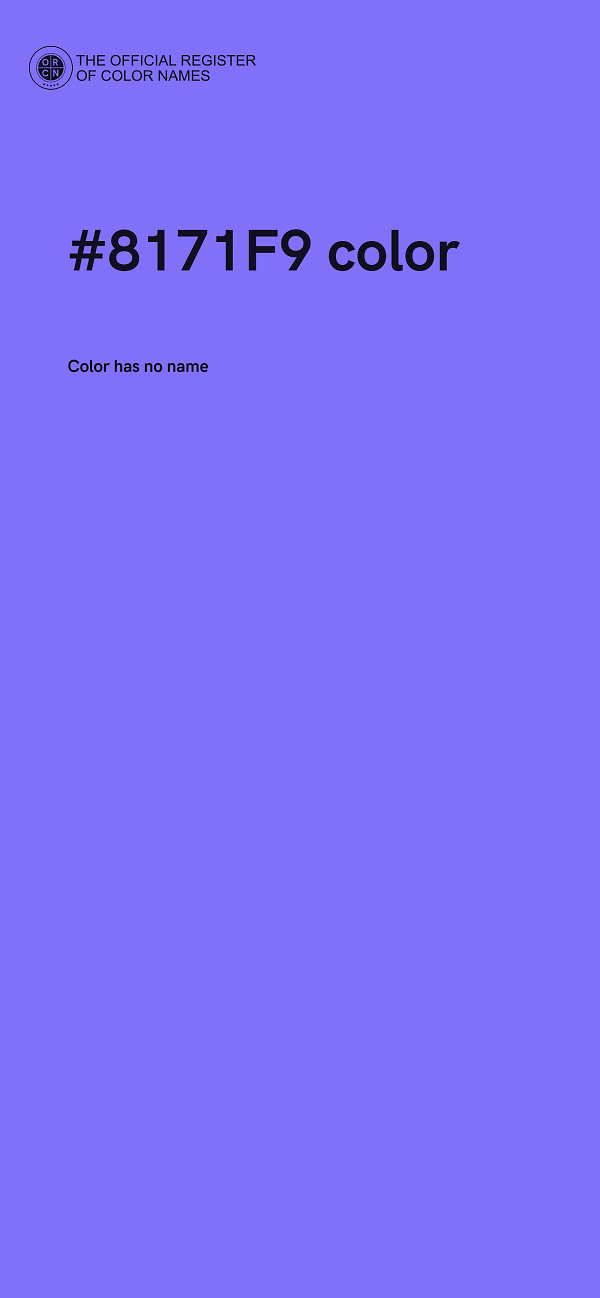 #8171F9 color image