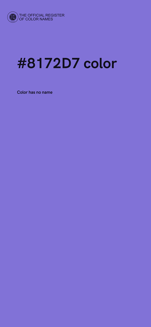 #8172D7 color image