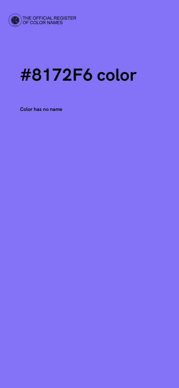 #8172F6 color image