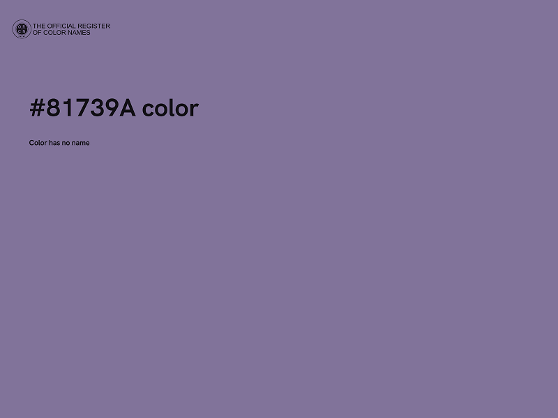 #81739A color image