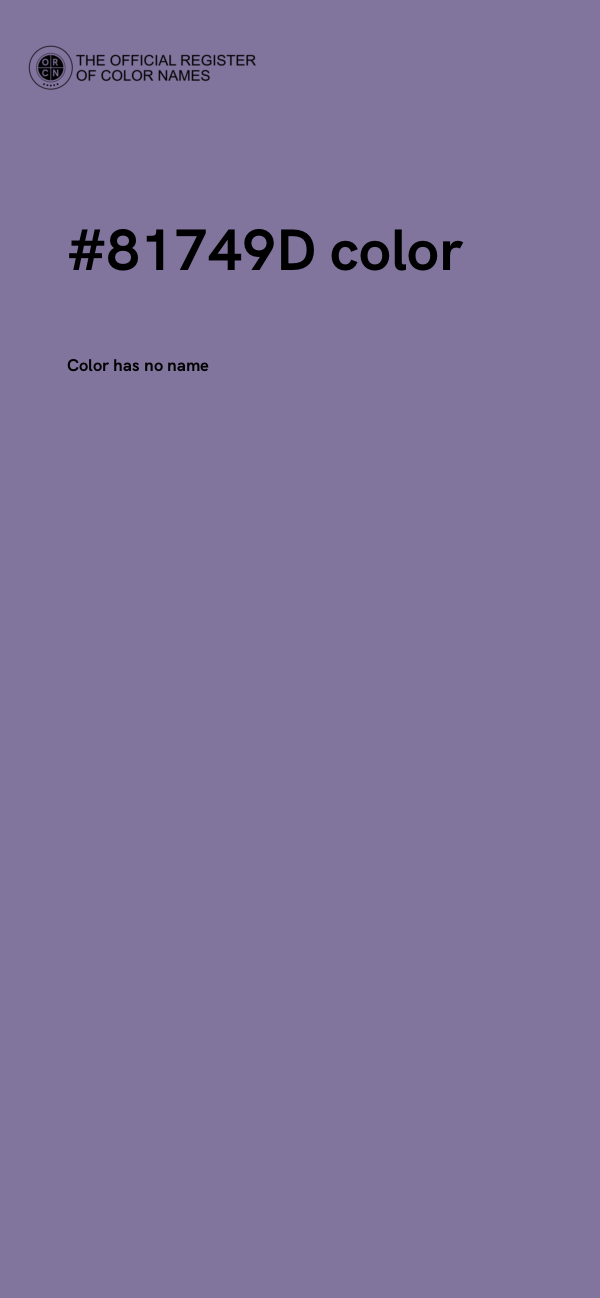 #81749D color image