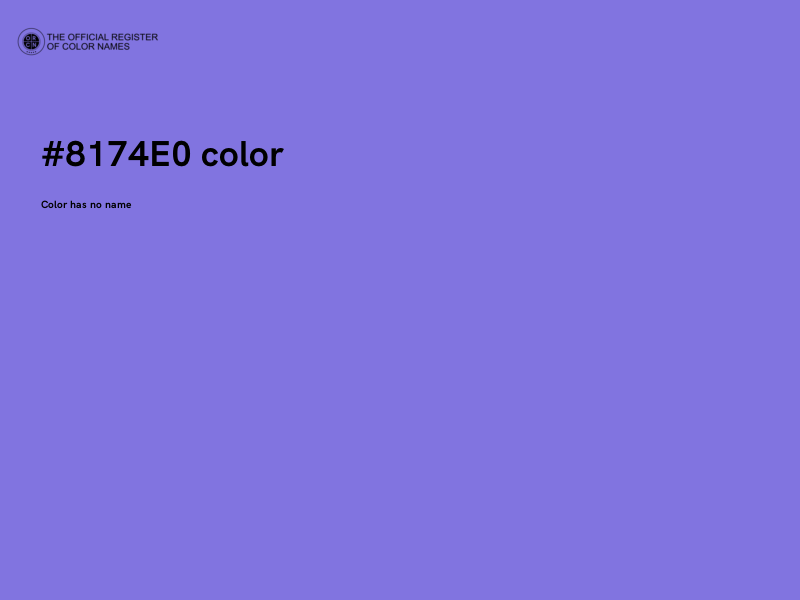 #8174E0 color image