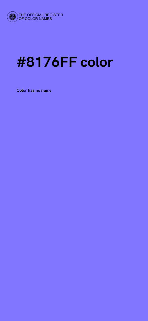 #8176FF color image