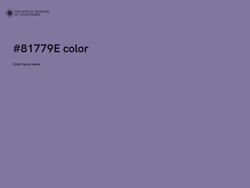 #81779E color image