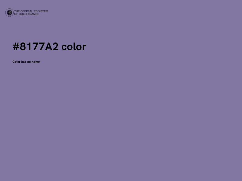 #8177A2 color image