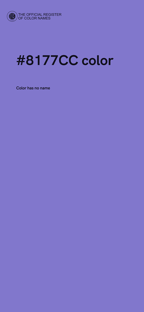 #8177CC color image
