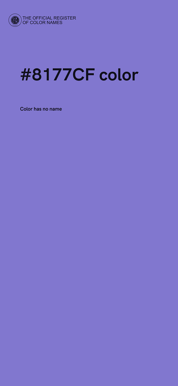 #8177CF color image
