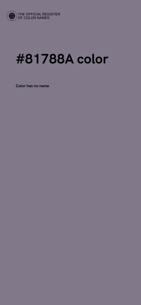 #81788A color image