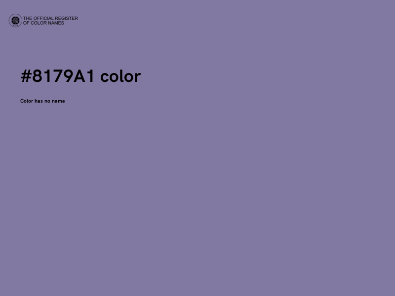 #8179A1 color image