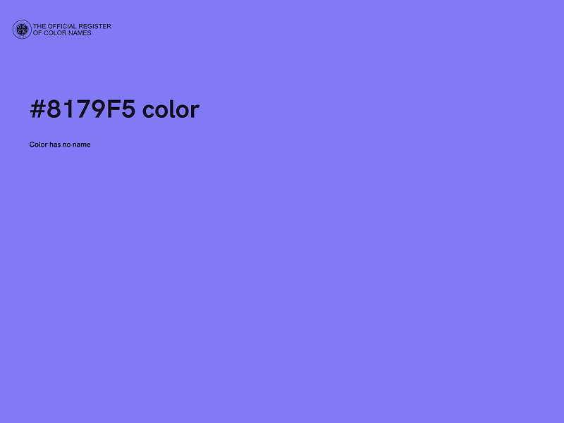 #8179F5 color image