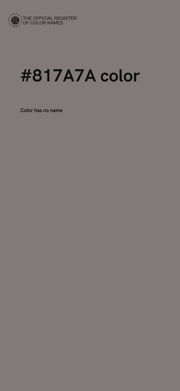 #817A7A color image
