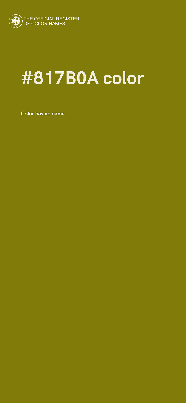 #817B0A color image