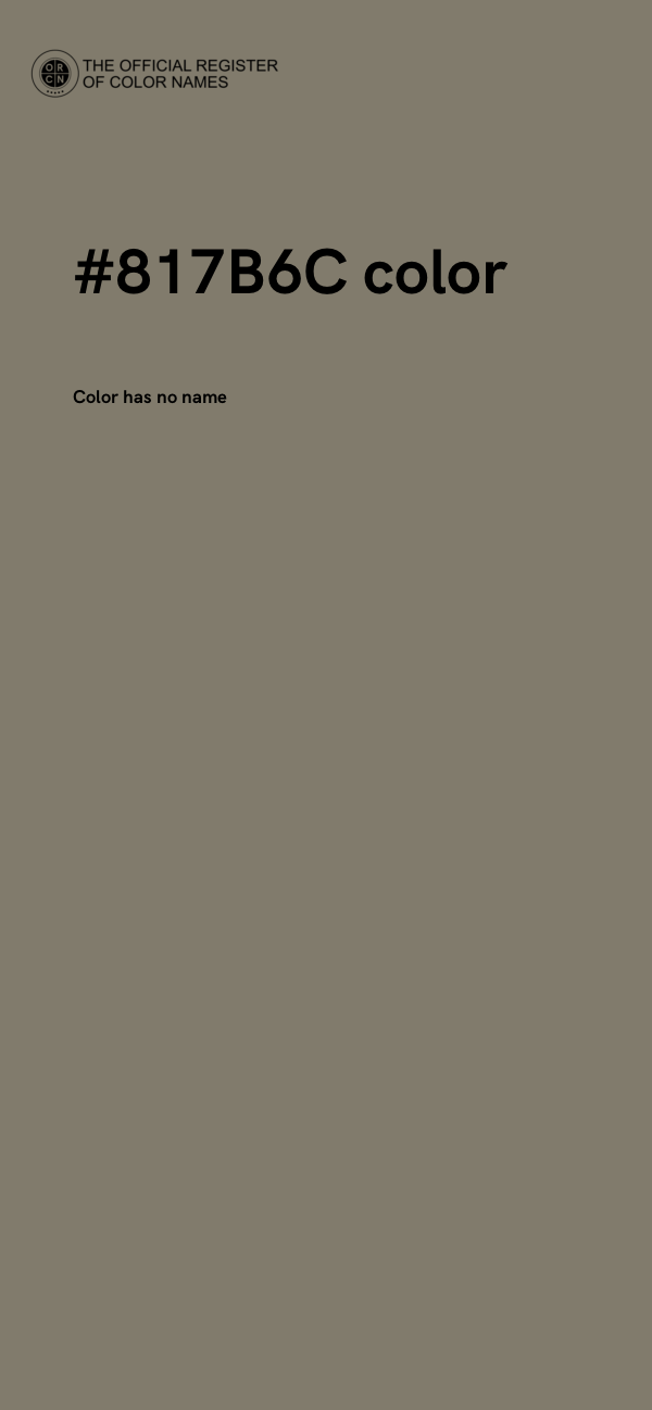 #817B6C color image