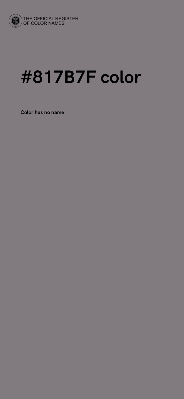 #817B7F color image