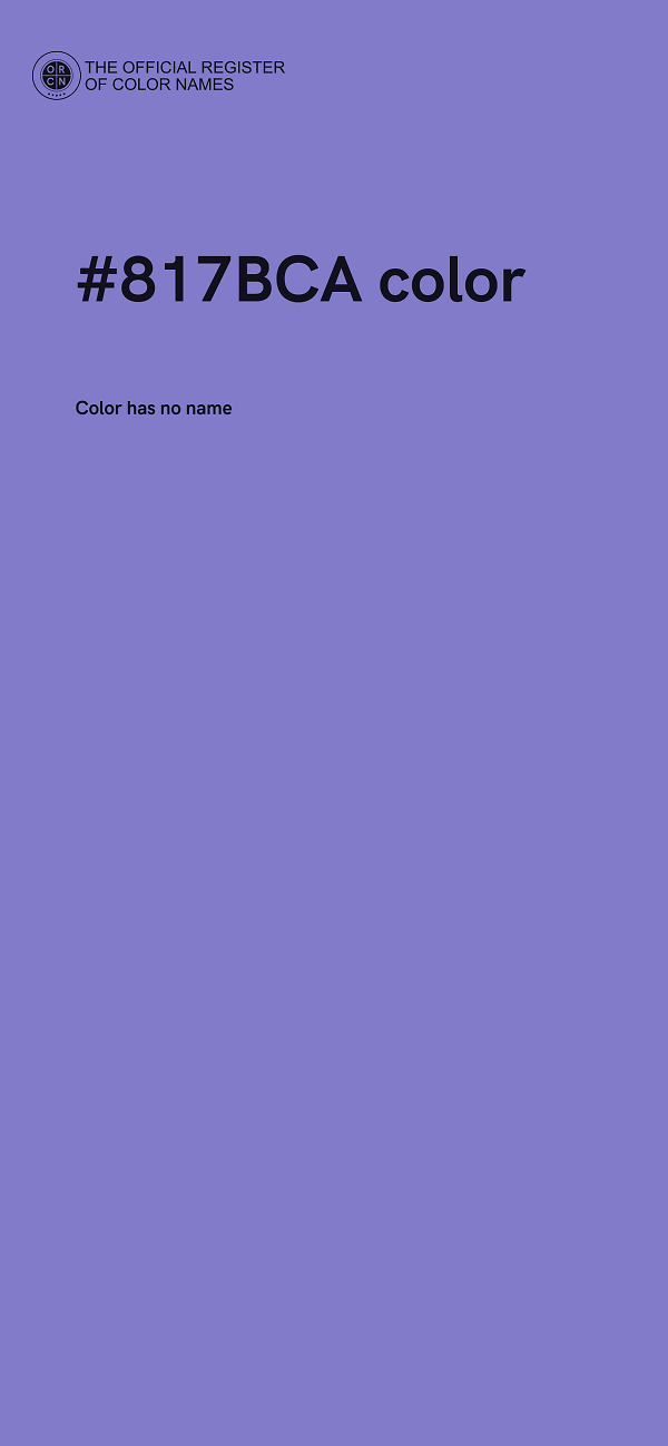 #817BCA color image