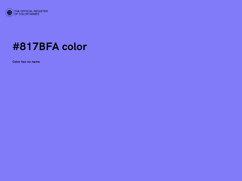 #817BFA color image