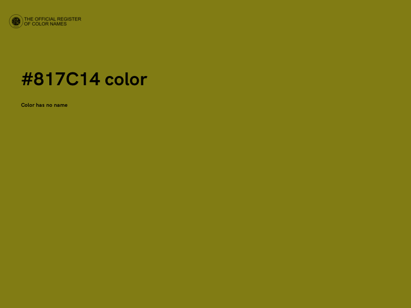 #817C14 color image