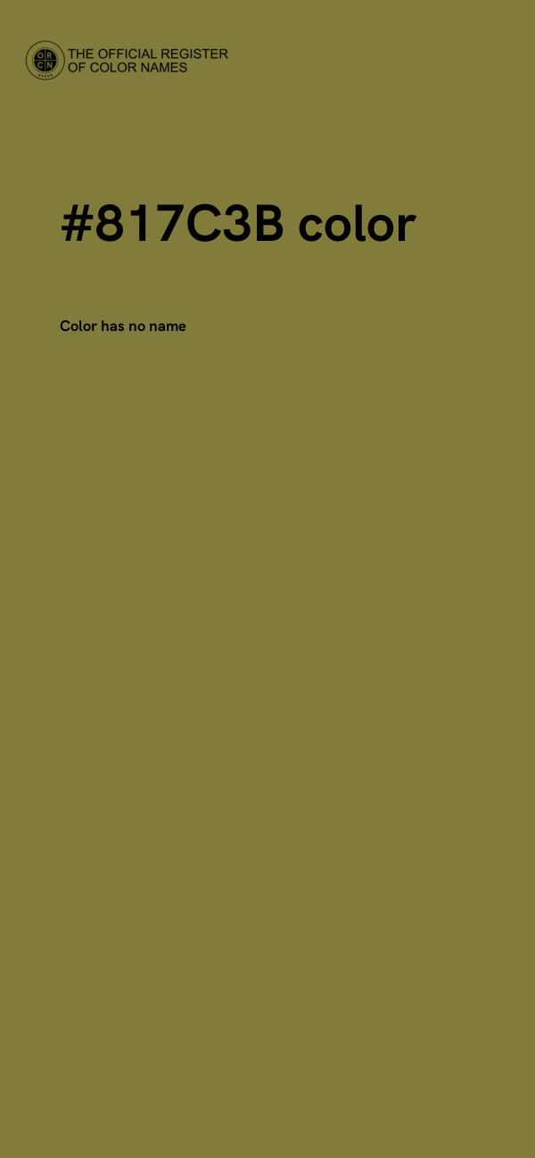 #817C3B color image